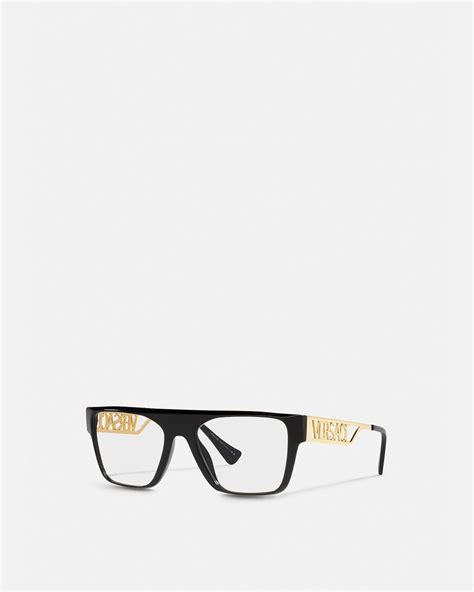 lunette versace vintage homme|Lunettes 90s Vintage Logo Noir,Or .